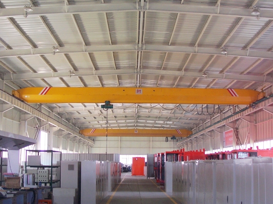 Altezza gialla CD1 MD1 dell'ascensore di 18m - di 6m una fine nastro Crane For Workshop da 3 tonnellate