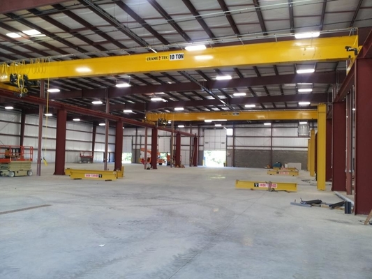Ponte sopraelevato Crane Remote Control del singolo fascio europeo dell'interno 10 tonnellate