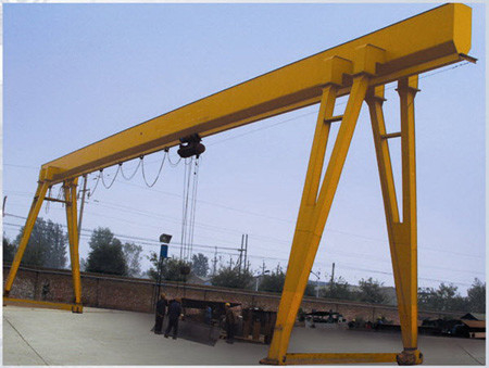 Cavalletto motorizzato singolo fascio Crane Santo Crane 10t con la gru elettrica