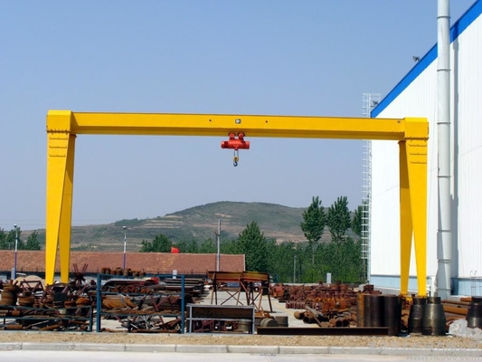 Cavalletto motorizzato singolo fascio Crane Santo Crane 10t con la gru elettrica