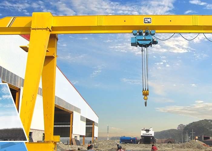 Singola gru a cavalletto della trave di 7M-40M Span Truss Beam 10 Ton For Cement Plant