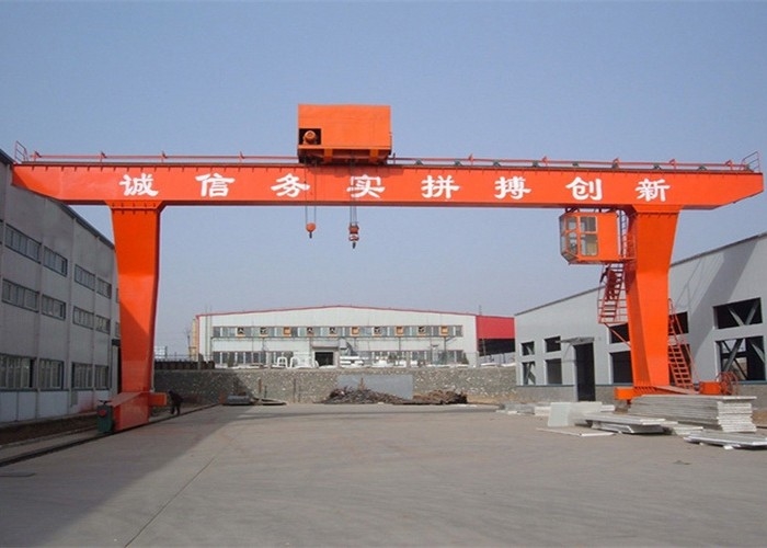 CE MG 39.4m/Min 32/5 Ton Double Girder Gantry Crane che solleva gli oneri gravosi