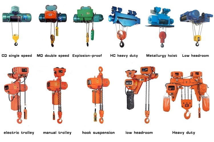 SANTO 10T 0.3-8m/Min Electric Wire Rope Winch con telecomando senza fili