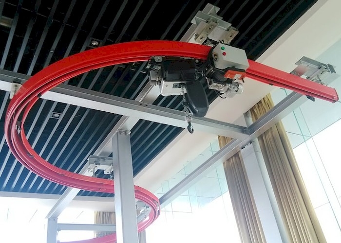 Portate pista KBK Crane With Electric Hoist del soffitto dell'officina di 12m - di 3m