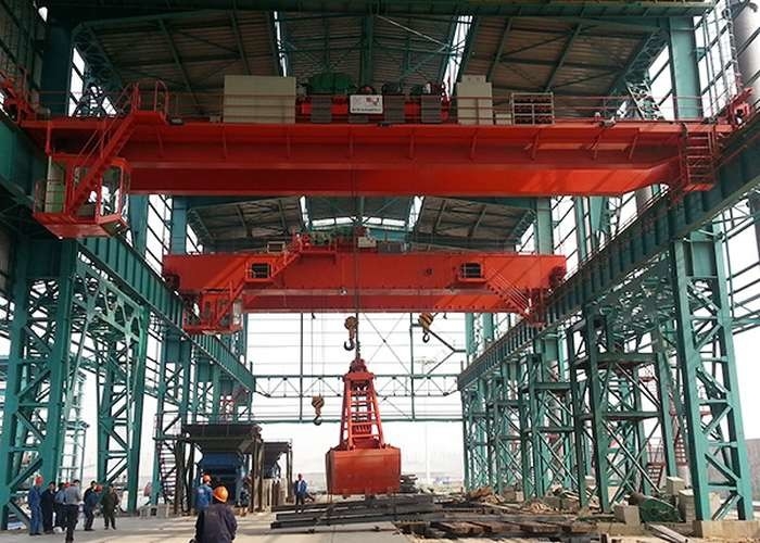 doppia fine nastro telecomandata Crane Span del fascio 50T gru elettrica dell'officina di 35m - di 7m